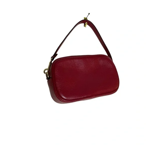 Coach Cherry Red Leather Wristlet - Picture 2 of 7